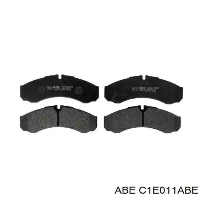 C1E011ABE ABE колодки тормозные передние дисковые