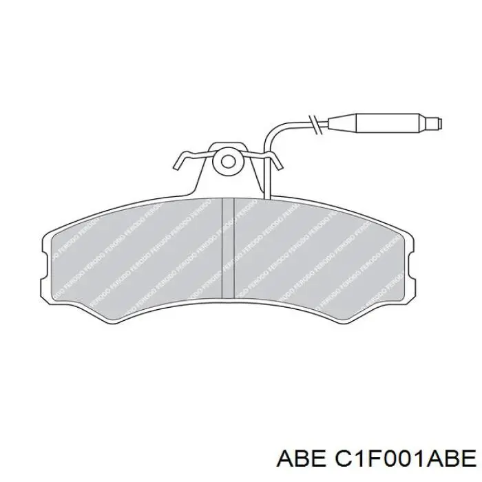 Колодки ABE C1F001ABE цена, от 17.76 USD