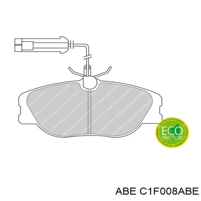 Передние тормозные колодки C1F008ABE ABE