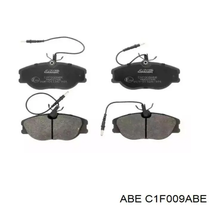 Колодки тормозные передние дисковые ABE C1F009ABE
