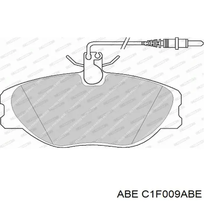 Колодки ABE C1F009ABE цена, от 18.59 USD