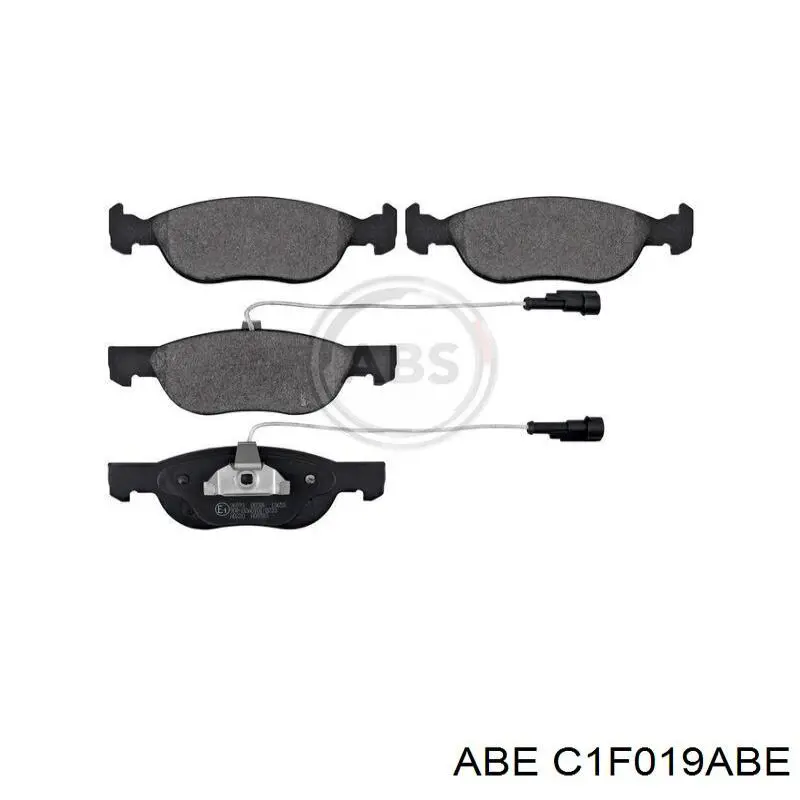 C1F019ABE ABE Колодки передние