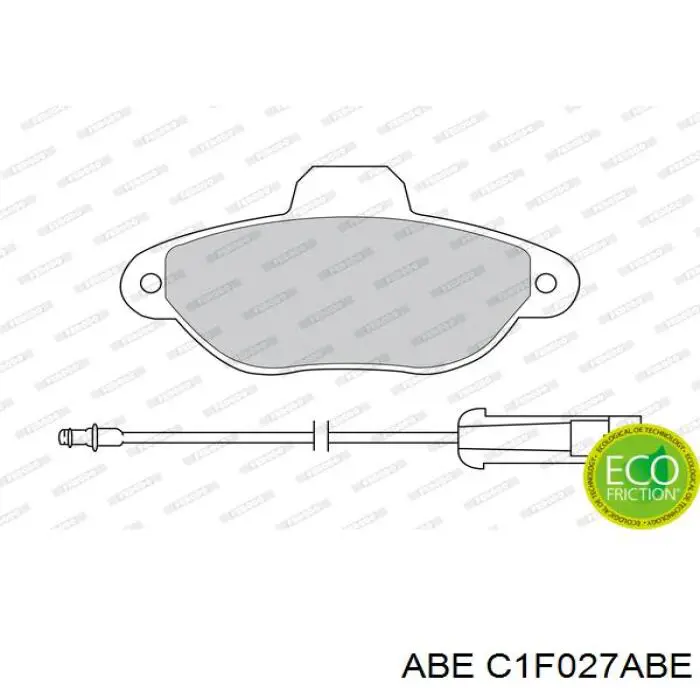 Передние тормозные колодки C1F027ABE ABE