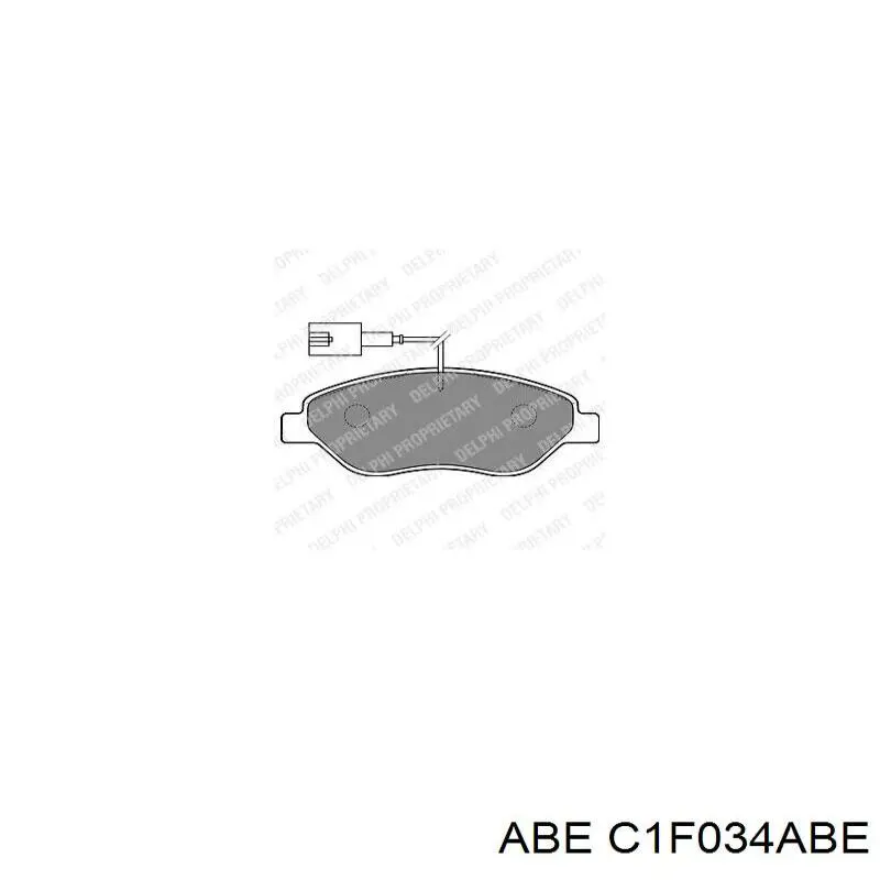 Тормозные колодки ABE C1F034ABE
