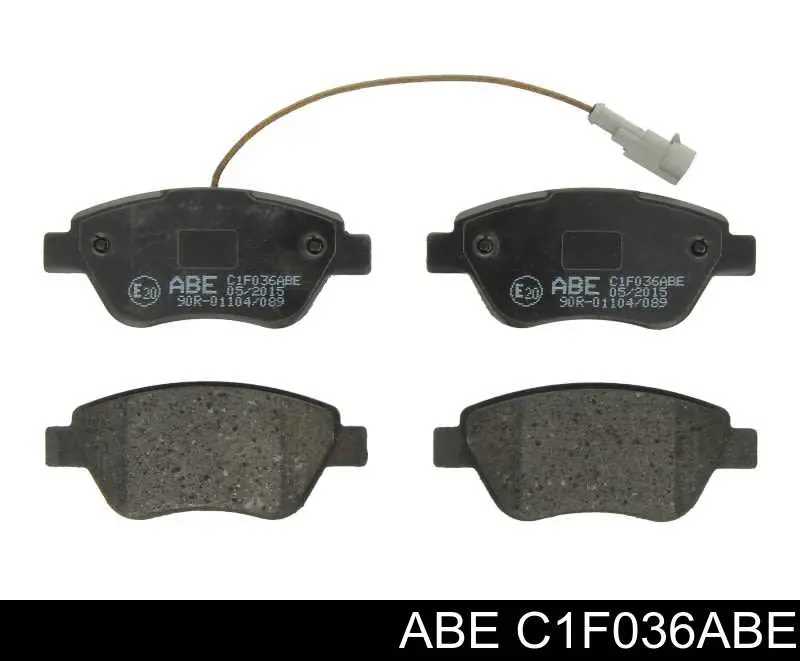 C1F036ABE ABE передние тормозные колодки