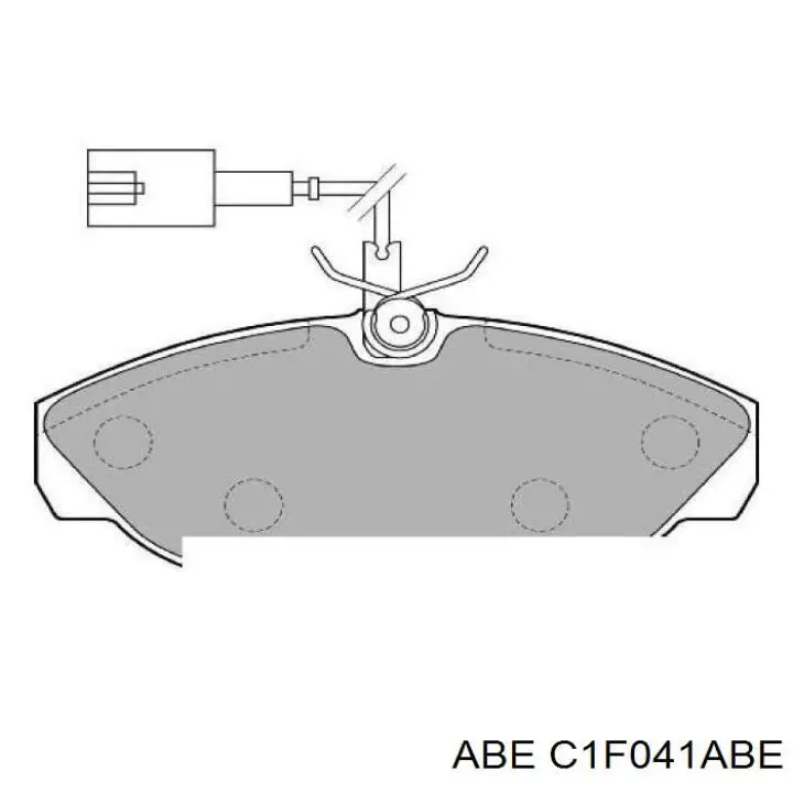 Колодки ABE C1F041ABE цена, от 32.28 USD