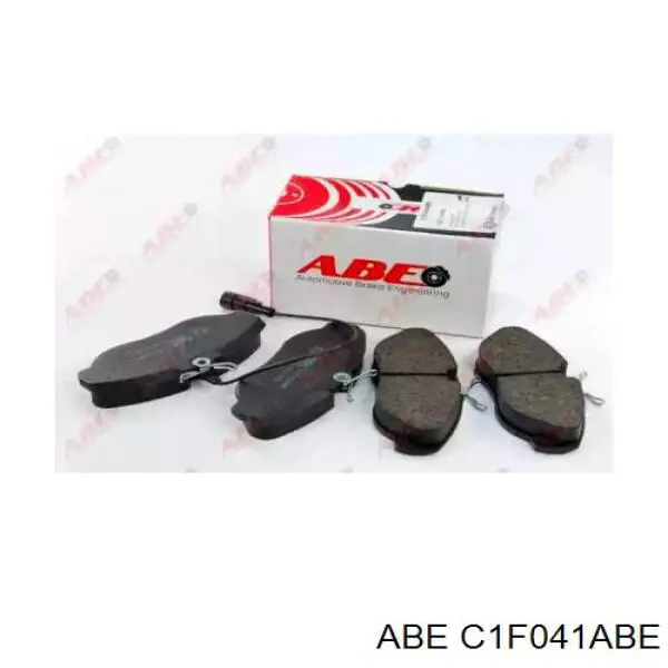 C1F041ABE ABE колодки тормозные передние дисковые