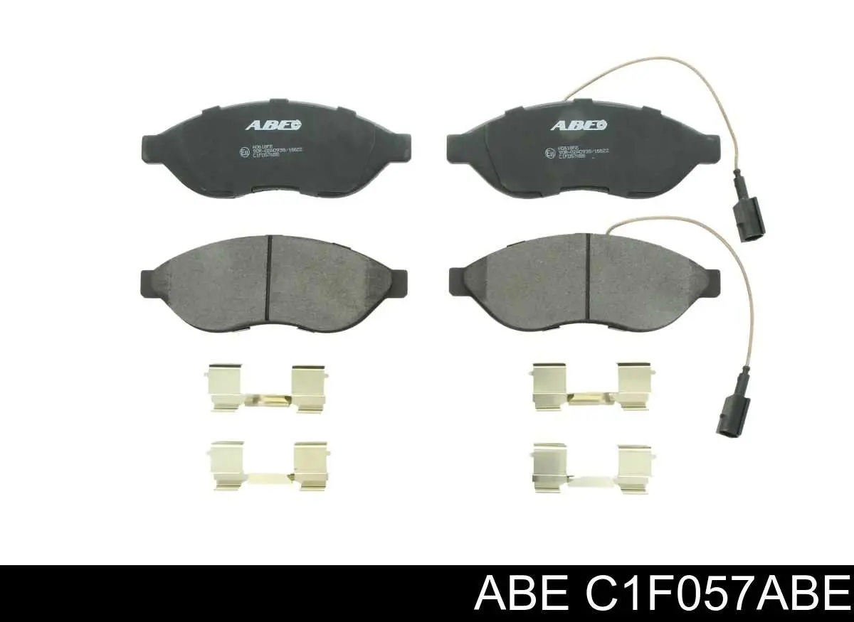C1F057ABE ABE Колодки передние
