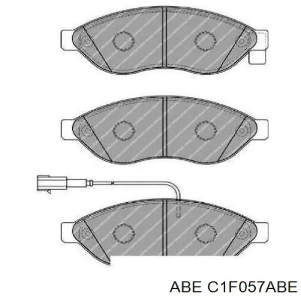 Купить C1F057ABE ABE Колодки тормозные