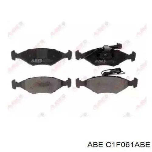 C1F061ABE ABE колодки тормозные передние дисковые