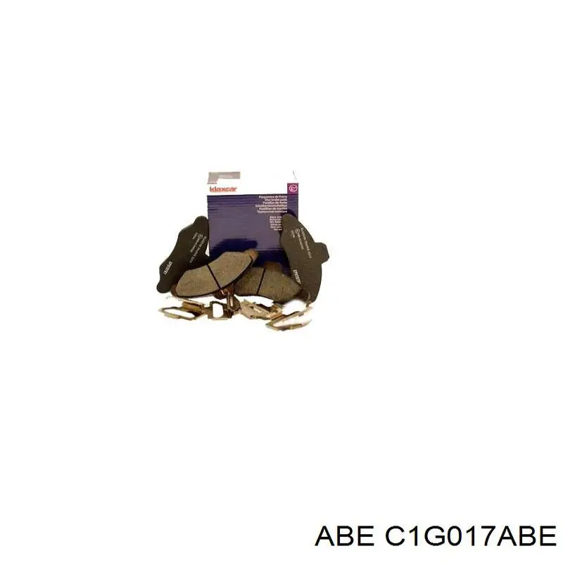 C1G017ABE ABE передние тормозные колодки