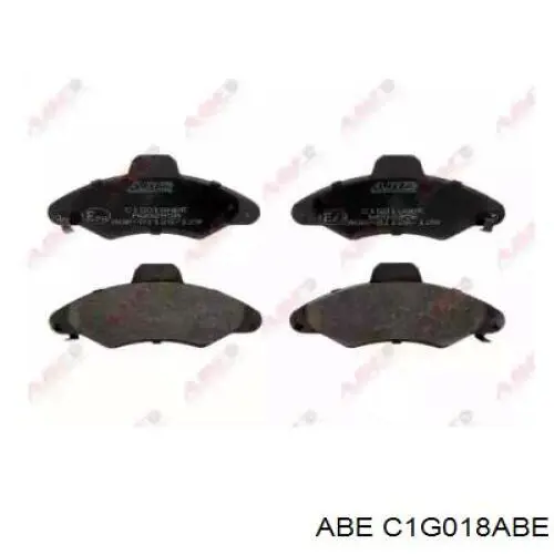 C1G018ABE ABE колодки тормозные передние дисковые