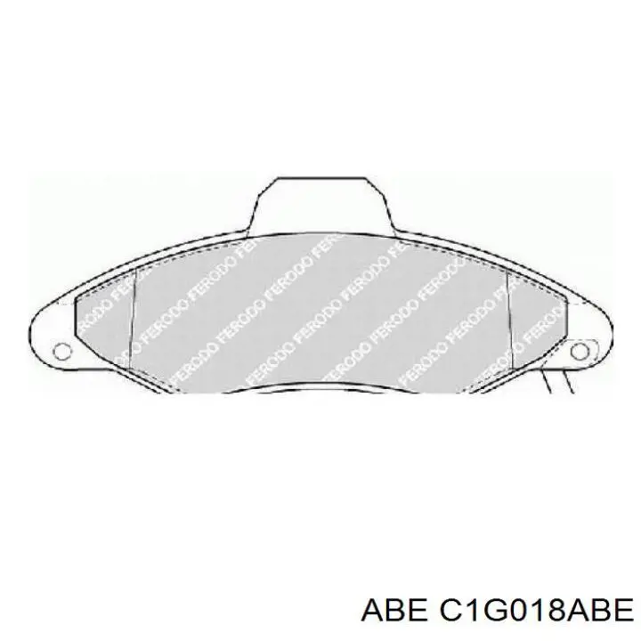 Колодки ABE C1G018ABE цена, от 13.15 USD