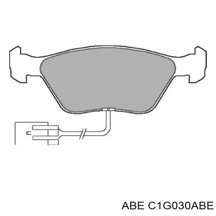 Купить C1G030ABE ABE Колодки тормозные