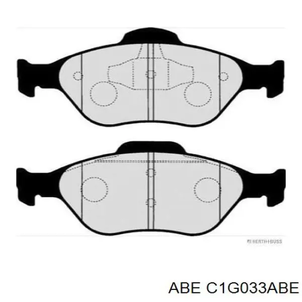 Купить C1G033ABE ABE Колодки тормозные