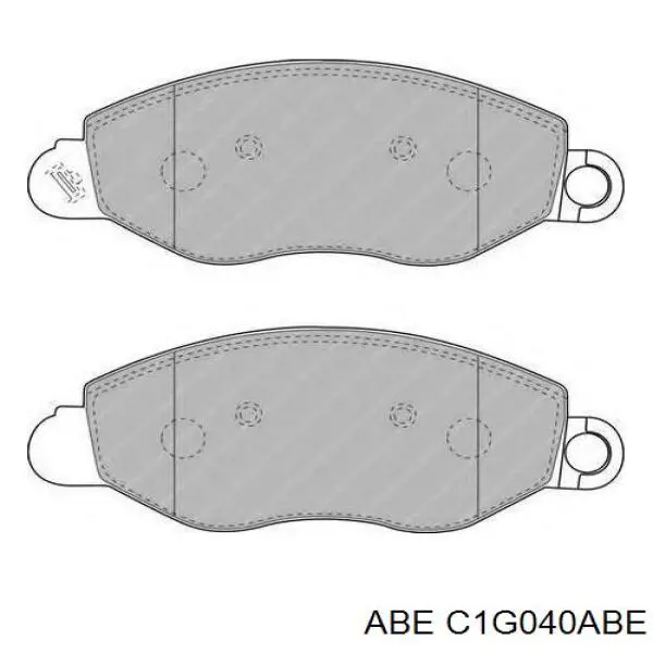 Купить C1G040ABE ABE Колодки тормозные