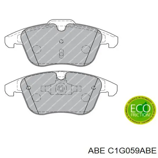 C1G059ABE ABE Колодки передние