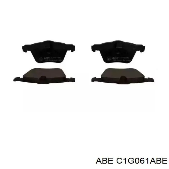 C1G061ABE ABE колодки тормозные передние дисковые