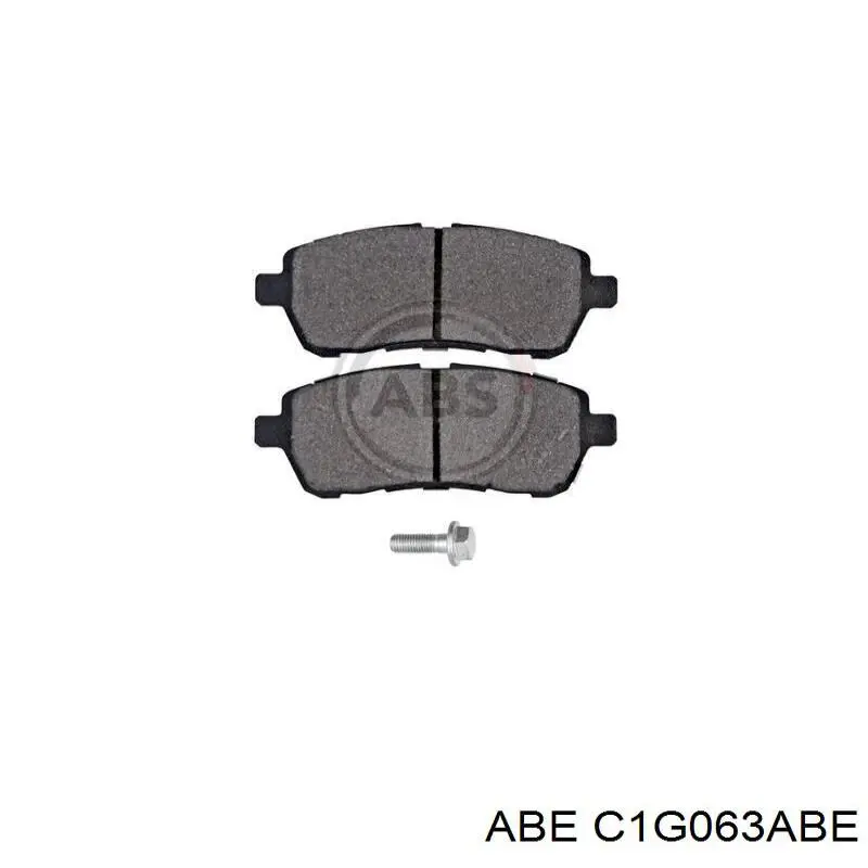 C1G063ABE ABE Колодки передние