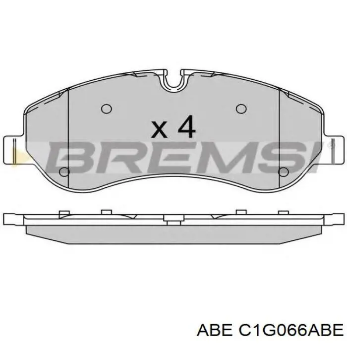 Колодки ABE C1G066ABE цена, от 32.48 USD