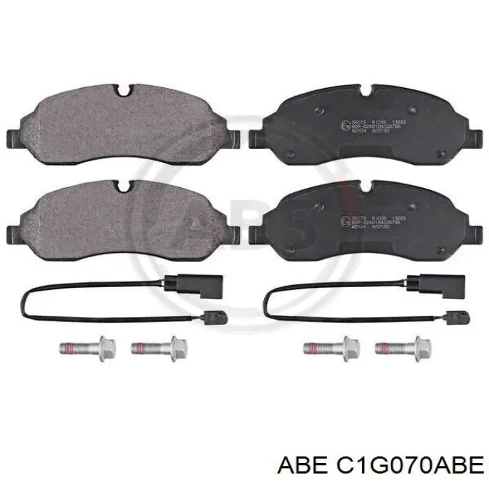 Купить C1G070ABE ABE Колодки тормозные