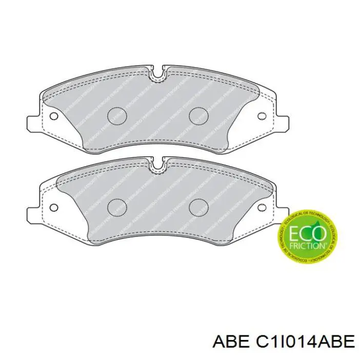Колодки ABE C1I014ABE цена, от 42.70 USD