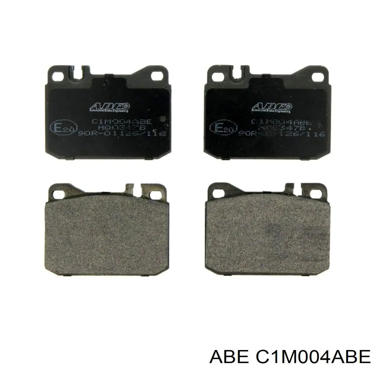 C1M004ABE ABE колодки тормозные передние дисковые