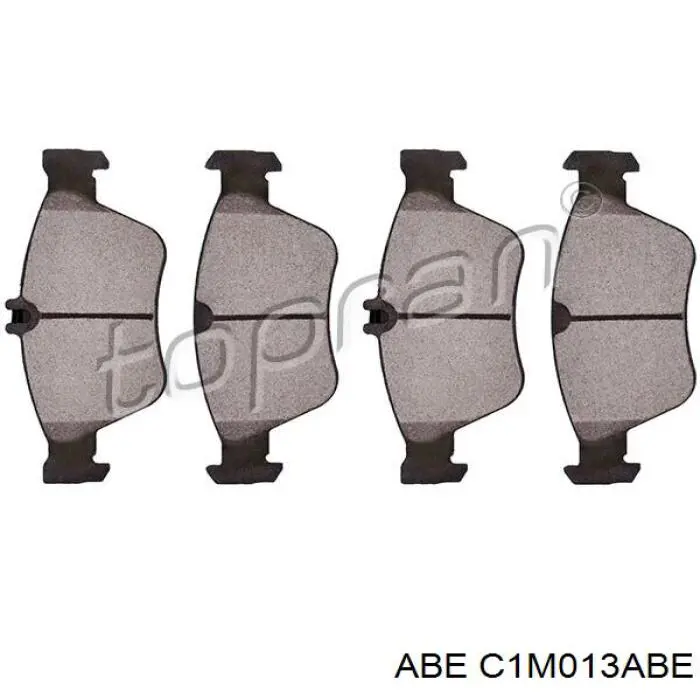 Колодки гальмівні передні, дискові C1M013ABE ABE