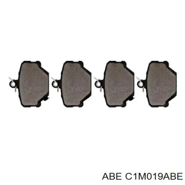 C1M019ABE ABE Колодки передние