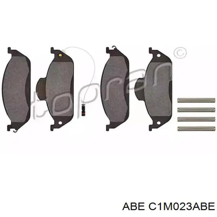 Купить C1M023ABE ABE Колодки тормозные