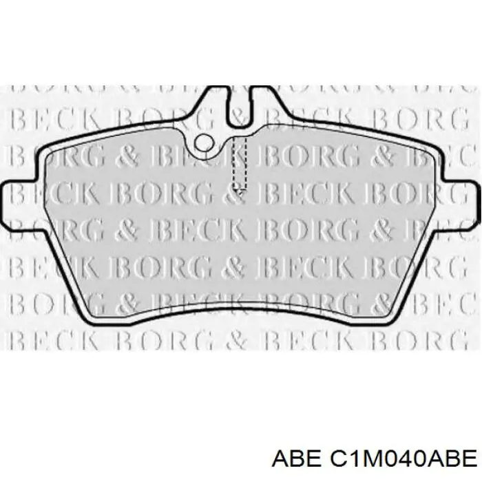 Передние тормозные колодки C1M040ABE ABE