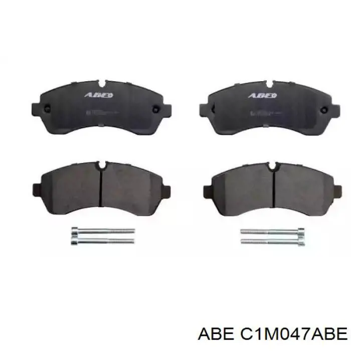 C1M047ABE ABE колодки тормозные передние дисковые