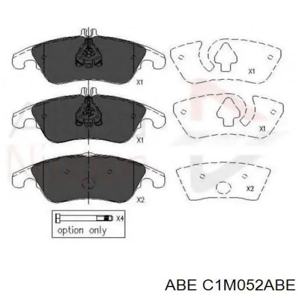 C1M052ABE ABE Колодки передние