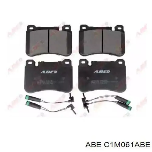 C1M061ABE ABE колодки тормозные передние дисковые