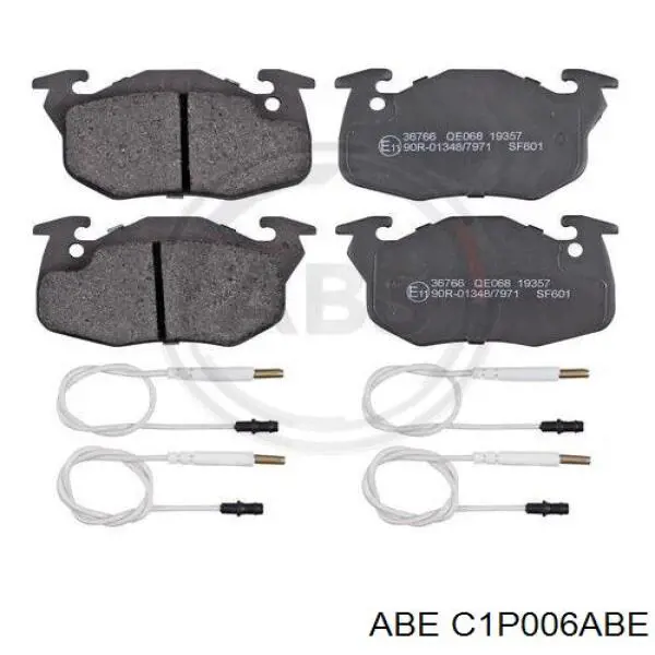 Передние тормозные колодки C1P006ABE ABE