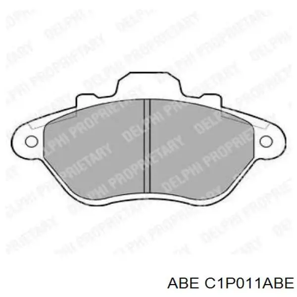 Колодки ABE C1P011ABE цена, от 21.65 USD