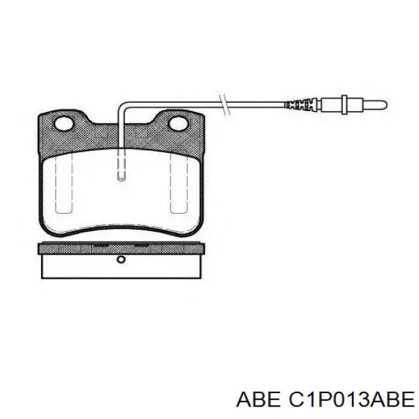 Купить C1P013ABE ABE Колодки тормозные