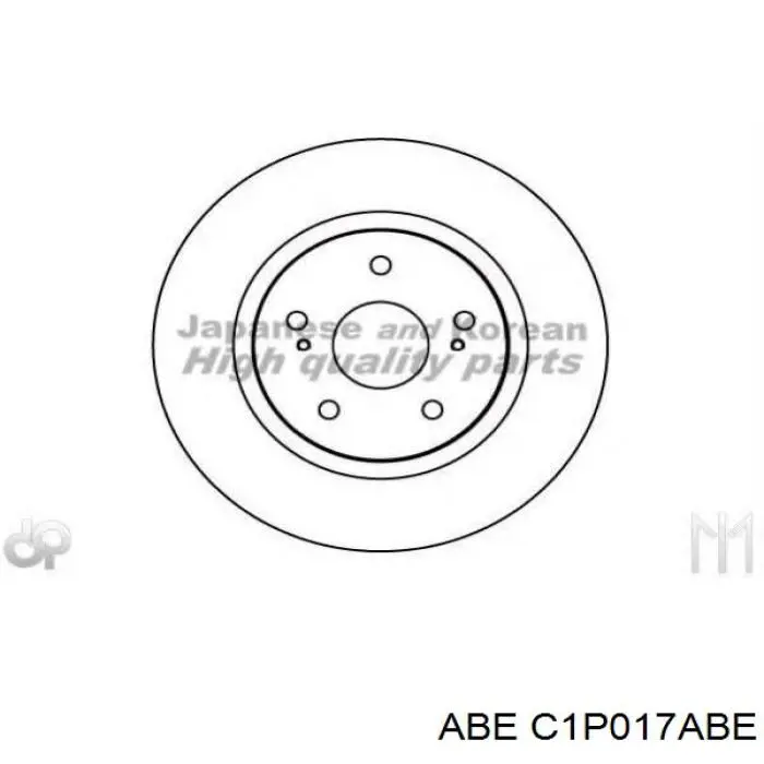Передние тормозные колодки C1P017ABE ABE