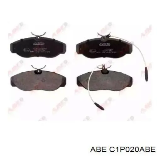 C1P020ABE ABE колодки тормозные передние дисковые