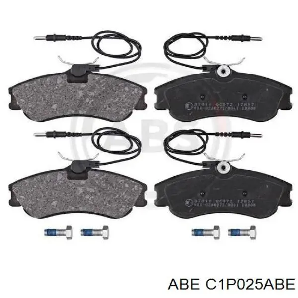 C1P025ABE ABE передние тормозные колодки