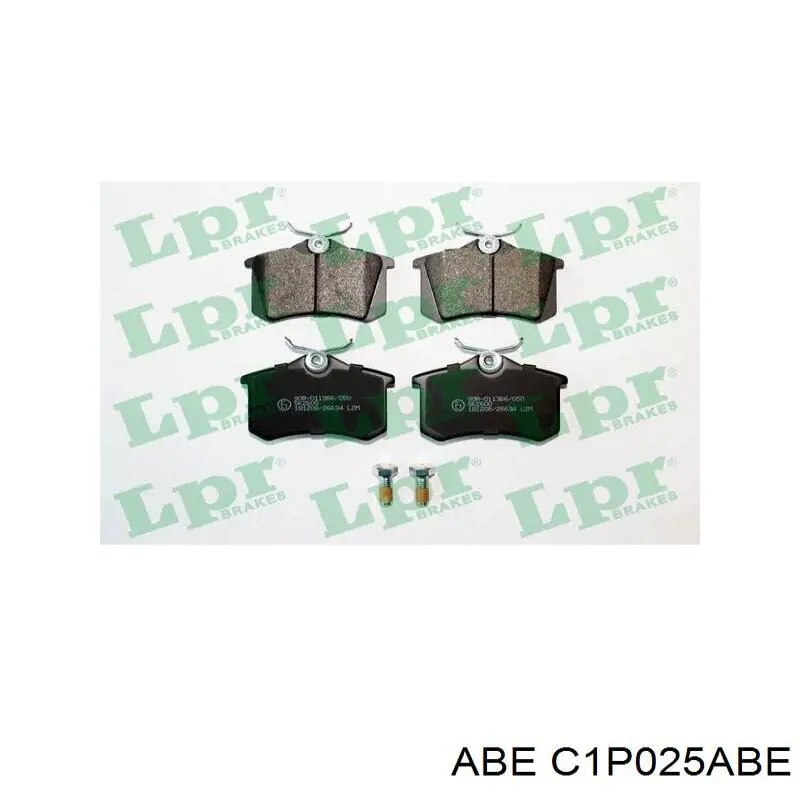 C1P025ABE ABE Колодки передние