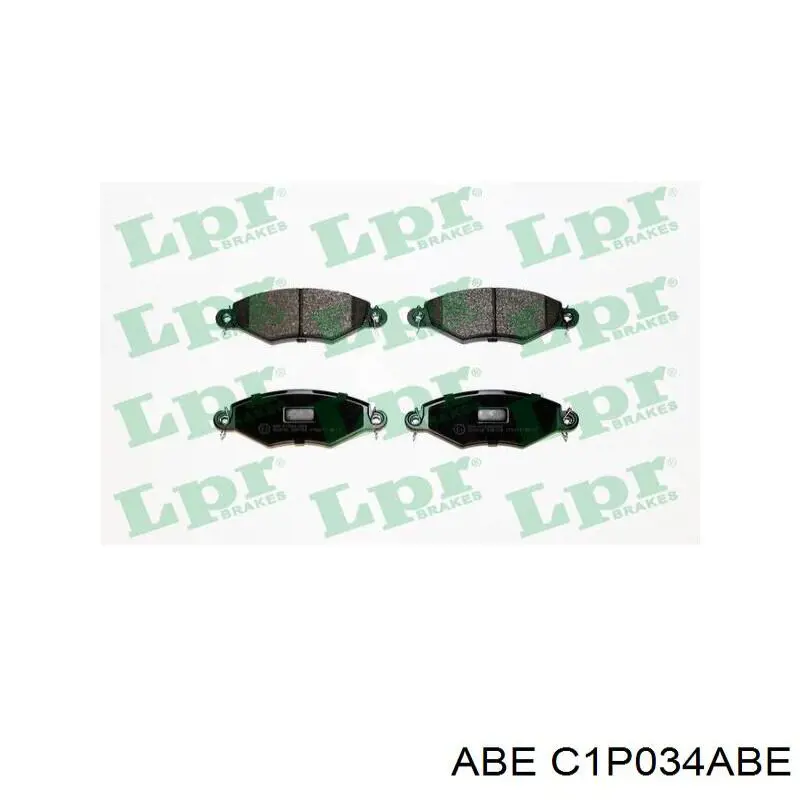 Купить C1P034ABE ABE Колодки тормозные