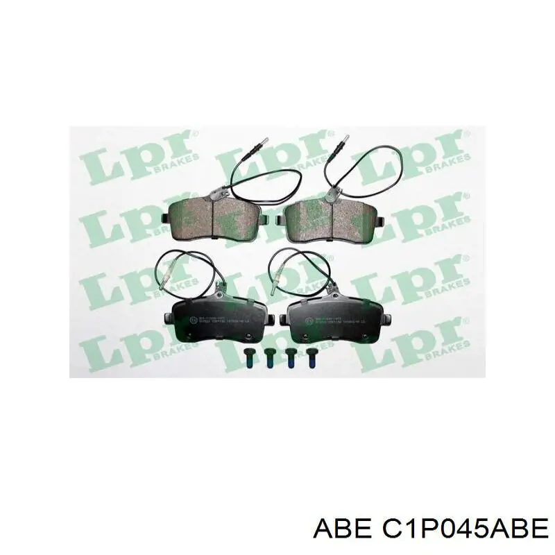 Передние тормозные колодки C1P045ABE ABE