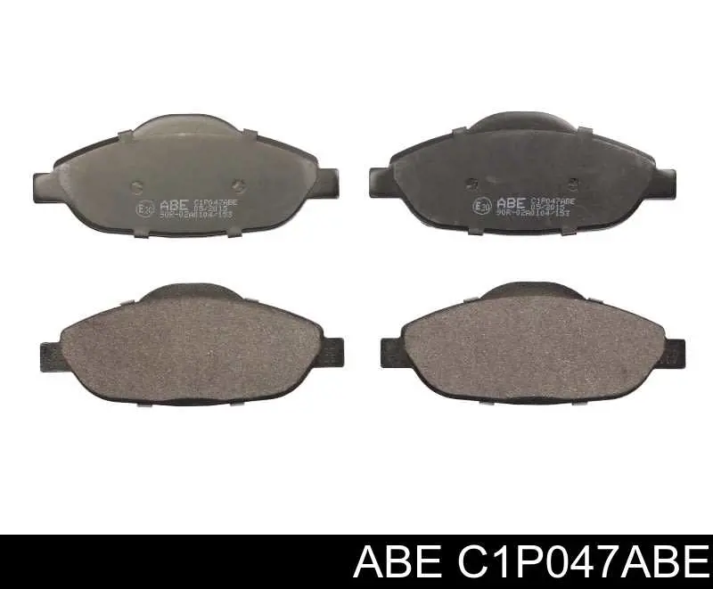 C1P047ABE ABE колодки тормозные передние дисковые
