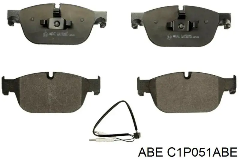 C1P051ABE ABE колодки тормозные передние дисковые