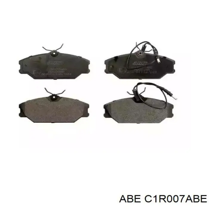 C1R007ABE ABE колодки тормозные передние дисковые