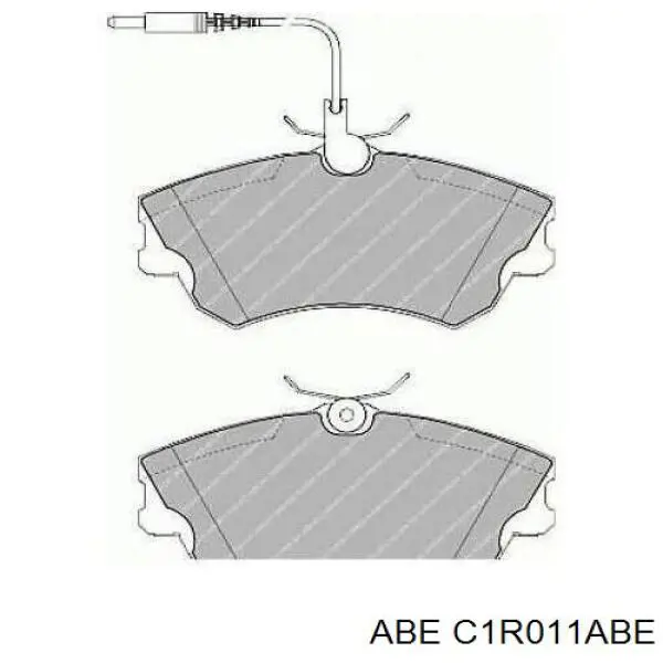 Передние тормозные колодки C1R011ABE ABE