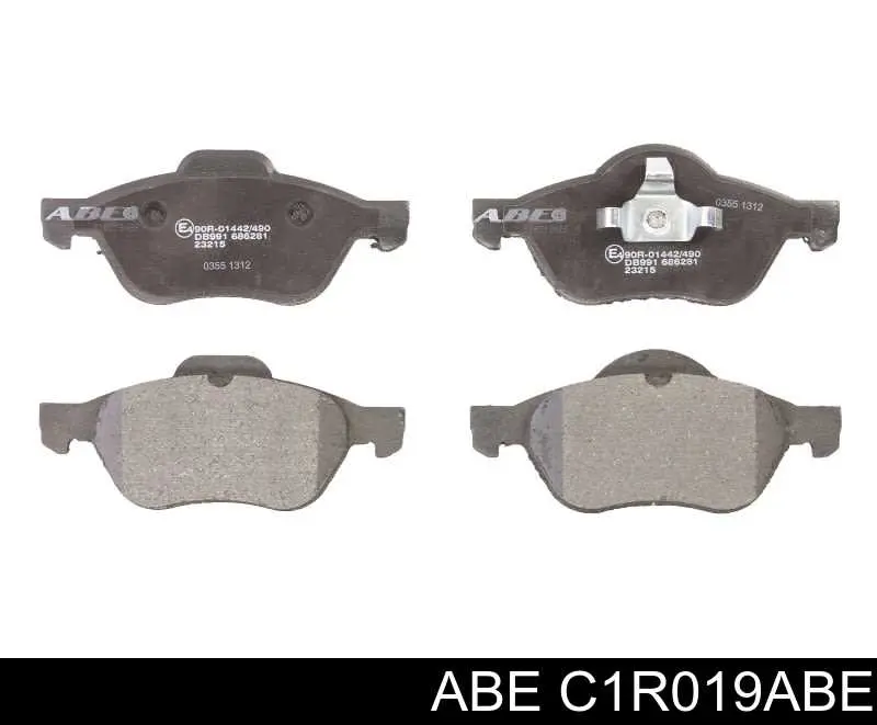 C1R019ABE ABE передние тормозные колодки