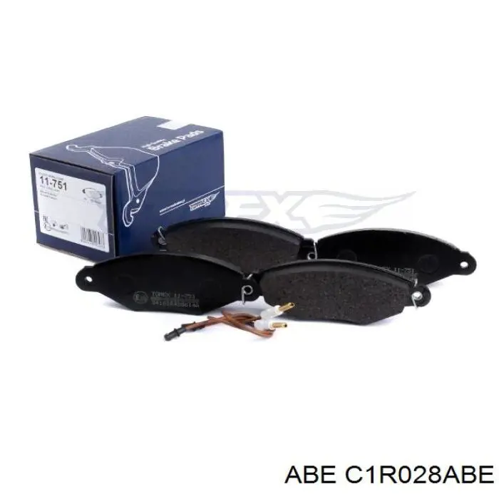 Колодки ABE C1R028ABE цена, от 14.85 USD
