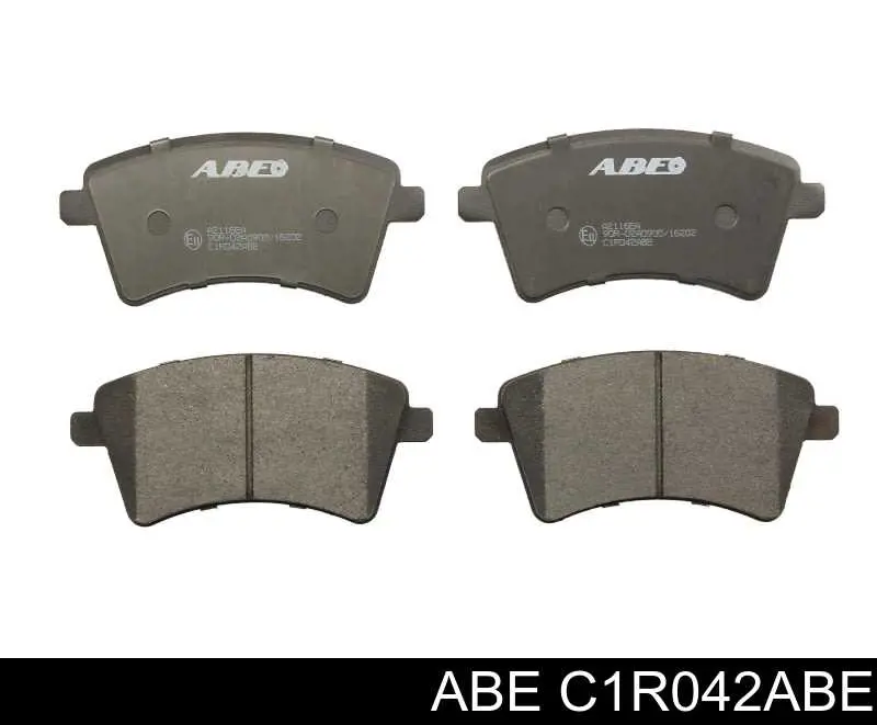 Колодки тормозные передние дисковые ABE C1R042ABE